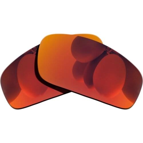 Polarized Sunglasses Replacement Lenses for-Monster Pup Frame - Fire Red