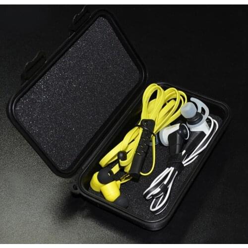Portable Square Hard Earphone Storage Case Cable Earbuds Carrying Box Protector