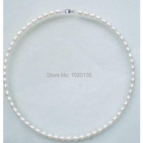 Freshwater pearl white/pink/purple rice chocker necklace 16inch nature FPPJ wholesale