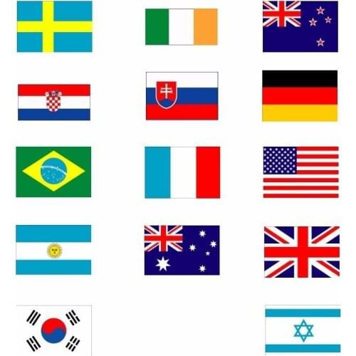 Drop Shipping Argentina Ireland Australia Brazil USA Croatia Sweden Slovakia Home Decoration Tool Polyester Flying Flag