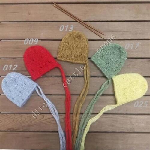 Newborn Photography Props Mohairhat Handmade Baby Clothing cap