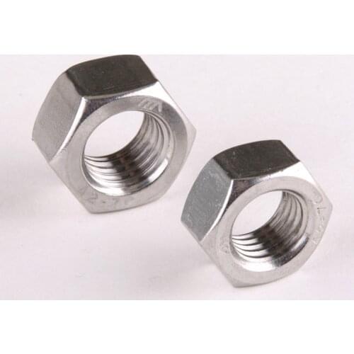 100PCS "Authentic 304" Stainless Steel Hex Nuts Hexagon Nut M2M2.5M3 DIN934