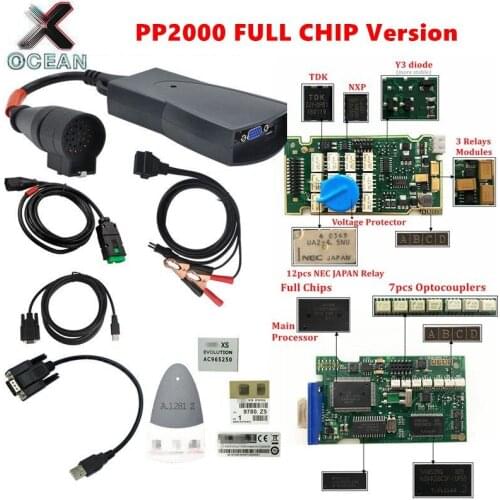 Lexia 3 PP2000 V8.55 Full Chip For Citroen/Peugeot Scanning OBD2 Diagnostic Tool Diagbox V7.83 Firmware 921815C Lexia3 V48/V25