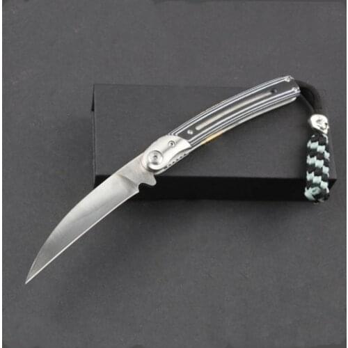 WildBoar Pocket Folding Knife D2 Blade Micarta Handle Outdoor Camping Hunting Tactical Rescue Survival Tool Knives Xmas Gift