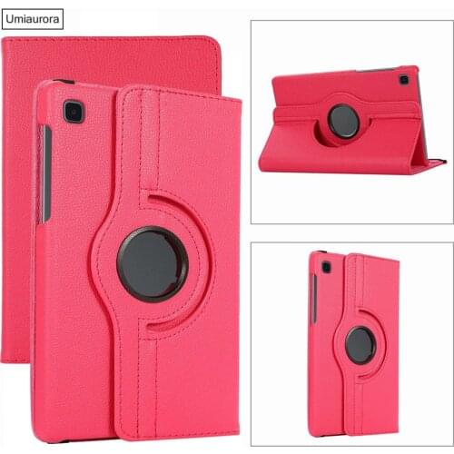 360 Rotating Case For Samsung Galaxy Tab A 8 A7 Lite 8.7 2021 SM-T220 SM-T225 8.7" Flip Stand PU Leather Protective Cover Funda