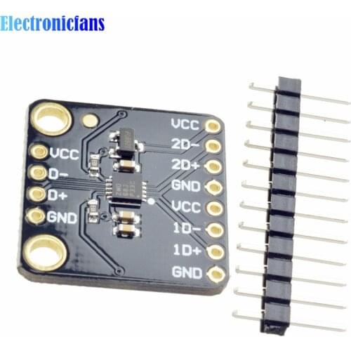TS3USB221 High-Speed USB 2.0 (480Mbps) 1:2 Multiplexer To Demultiplexer Switch With Single Enable Board Module