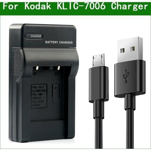 KLIC-7006 K7006 LB-012 Camera Battery Charger for Kodak Easyshare PixPro FZ53 FZ51 FZ52 CZ52 FZS50 X52 SL5