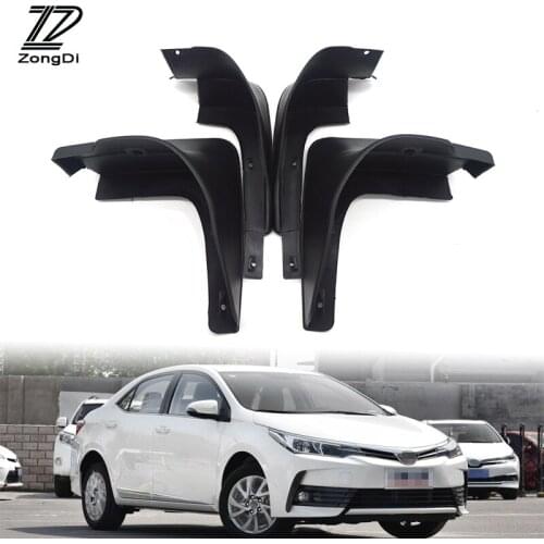 ZD Car Front Rear Mudguards For Toyota Corolla Altis E140 2007 2008 2009 2010 2011 2012 2013 Styling Mudflap Accessories Fenders