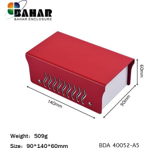 Iron enclosure DIY electrical box iron junction box Iron instrument case custom desktop High-grade enclosure 140*90*60mm