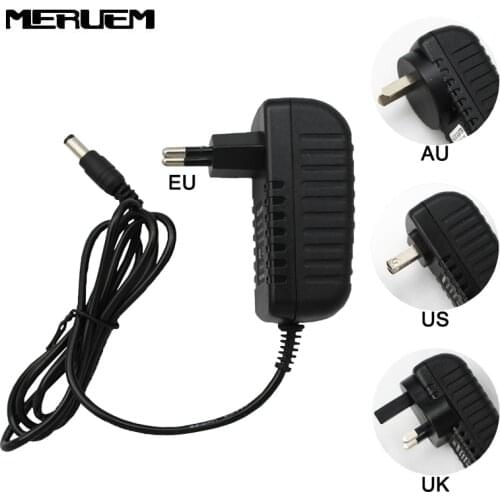 1Pcs 24w 100-240V AC to DC Power Adapter Supply Charger 2A US EU AU UK Plug 3258/2835 LED Strip light Power Supply
