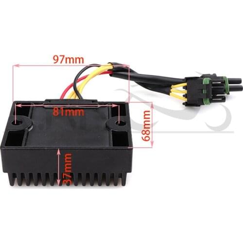 1pc Black brand new high quality 14.5v water motorboat voltage stabilizer rectifier