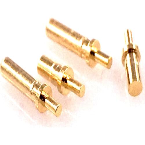 100pcs FeMale PCB Pin Target Contact Through Hole for Spring Loaded Pogo Pin Connector Individual Pad Flat Surface 3 4 5 6 mm