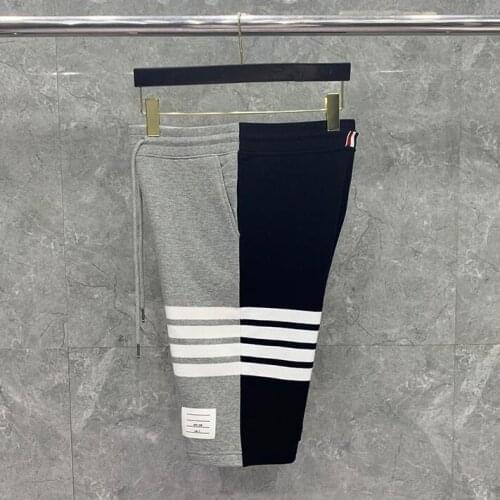 2021 Fashion Brand Men Women Summer Patchwork Casual Sports Trousers Tracksuit Bottoms Jogger Track Shorts