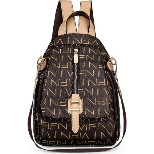 2021 Autumn Winter Women New Fashion PU Leather High Quality Anti-Theft Travel Large Capacity for Teenage Girls Backpack Mochila