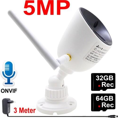 5MP IP Camera Wifi 128G Audio Cctv Security Surveillance Outdoor Waterproof HD Cam Wireless High Definition Onvif Home Camera Ip