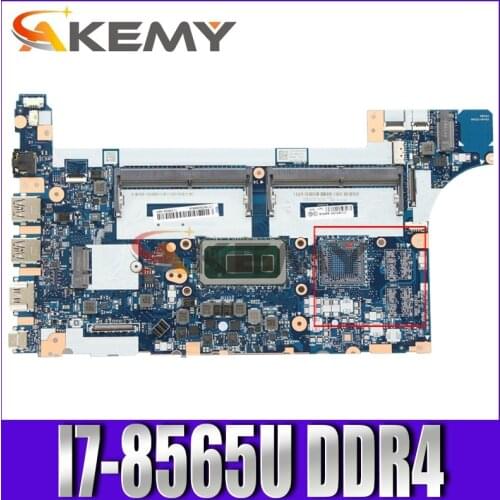 Akemy For Lenovo Thinkpad E490 E590 Notebook Motherboard NM-B911 CPU i7-8565U DDR4 Tested 100% Working FRU 5B20V80732 5B20V80729