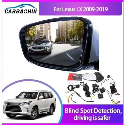 Car Blind Spot Mirror Radar Detection System BSD Microwave Blind Monitoring Assistant Driving Security For Lexus LX 2009-2019