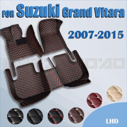 Car floor mats for SUZUKI Grand Vitara(FOUR DOOR) 2007-2017 Custom auto foot Pads automobile