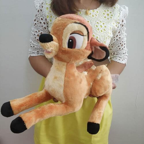 Free shipping 35cm 13.8'' Cartoon Little Deer Baby Plush Toy Stuffed Animal Soft Doll For birthday gift for children
