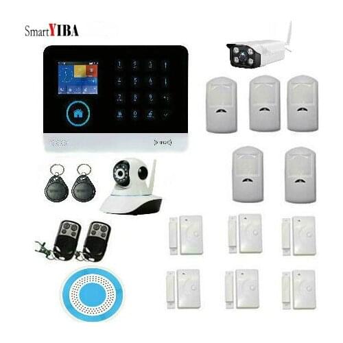 SmartYIBA Wireless Home Burglar GSM Alarm System, Security Guard , Smart Home Control, Voice Prompt, Free Shipping