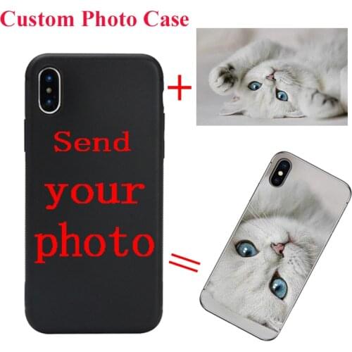 DIY Custom Photo Phone Case For Samsung A5 A3 2017 A6 A8 J6 J6 Plus 2018 Black Soft Cover For Samsung S8 S9 Note 9 Coque
