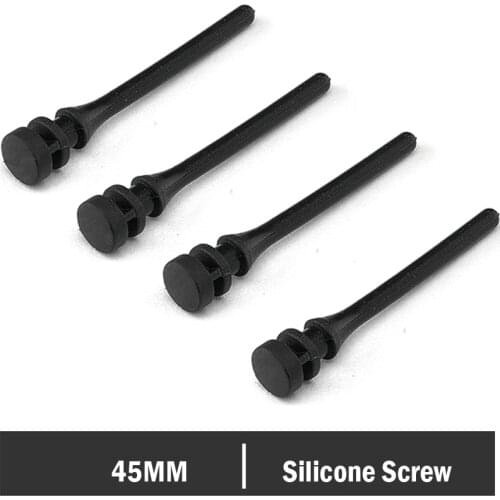 200Pcs Gdstime 45mm 4.5cm PC Case Fan Silicone Anti-vibration Shock Absorption Noise Reduction Screws