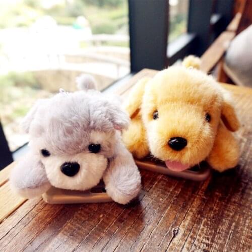 Schnauzer Dolls Case For Google Pixel 4 4XL 3A 3XL Warm Fluffy Phone Cover For Google Pixel 2 2XL Plush Doll Golden Retriever