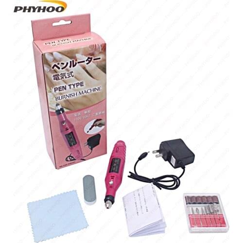 Mini Electric Nail Polishing Grinding Manicure Machine Nail File Art Pen Pedicure Polish Shape Tool Feet Care Drill Equipment