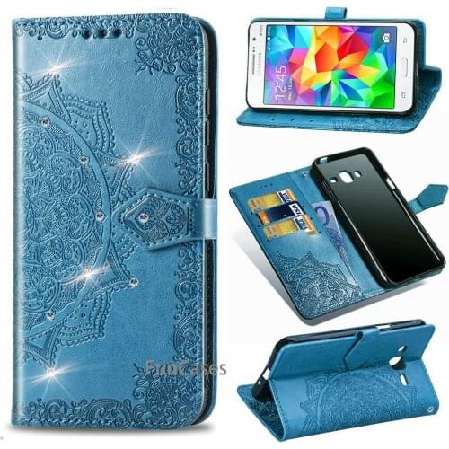 Flip Leather Case For Coque Samsung Galaxy Grand Prime Case G530 G530H G531 G531H G531F SM-G531F phone case Silicon Wallet Cover