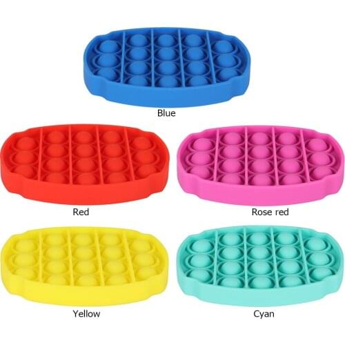 Ellipse Push Bubble Sensory Toys Stress Reliever Puzzle For Autism Novel Toys Adult Child Funny Anti-Stress Fidget Relive