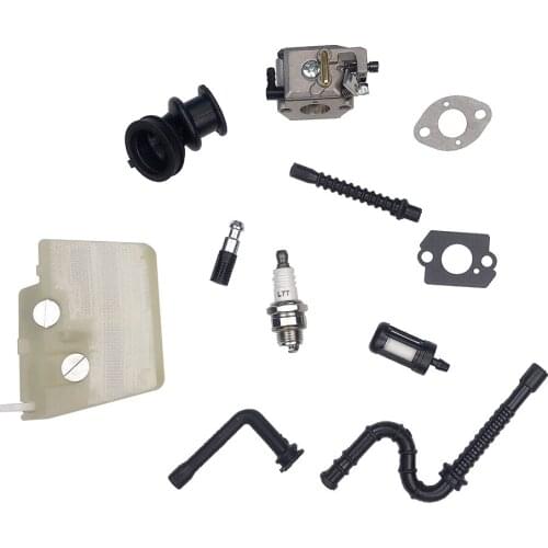 Carburetor With Air Filter Fuel Line Spark Plug Kit Fits For 024 026 Ms240 Ms260 024S Chainsaw Replaces Part Number 11211200611