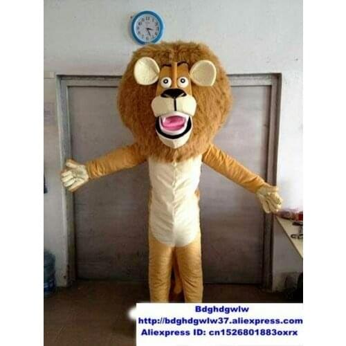 Lion Mascot Costume Cosplay Party Game Dress Outfit Advertising Halloween Adult