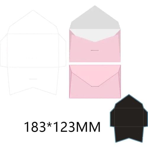 183*123mm Envelope New Metal Cutting Dies for Card DIY Scrapbooking Stencil Paper Craft Album Template