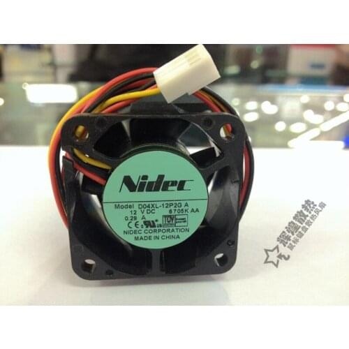 NEW NIDEC 4028 D04XL-12P2G 12V 0.29A 4CM cooling fan
