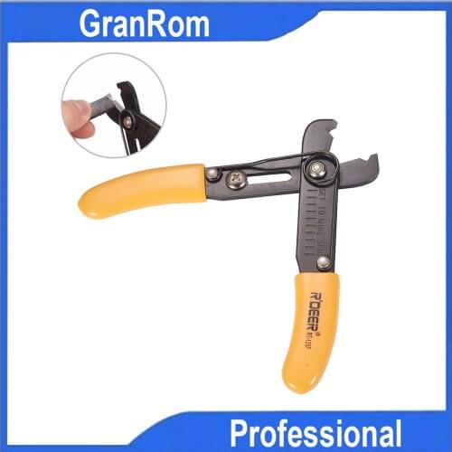 Single Hole Chain Pliers Iron Pliers for Bag Orange Handle Chain Disassembler DIY Handmade Jewelry Accessories Hardware Tools