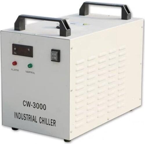 Industrial Water Cooler Water Chiller CW-3000AG for 50W/60W/80W/100W CO2 Laser Cutter Engraving machine