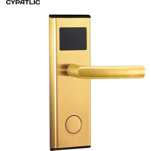 Stainless Steel Keyless Apartment Hotel Card Door Lock System With Software