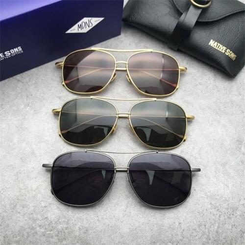 Aviation Sunglasses B Pure Titanium Sun Glasses Men Hot Ultralight Protection for Women Polarized Mirrored designer Sunglass