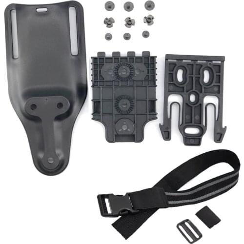 Tactical Drop Leg QLS 19 22 Gun Holster Military Adapter for Safa Glock 17 Beretta M9 Hunting Pistol Waist Belt Strap Platform