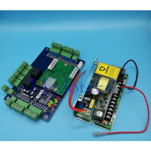 TCP/IP Double Door Security Access Controller +12V5A uninterrupted battery function Power Supply Two Door Access Control Panel
