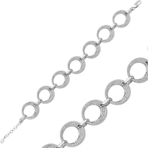 Tevuli 925 Sterling Silver Cubic Zirconia Ring Women Bracelet