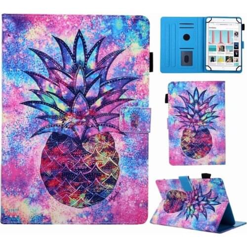 For 7" Universal Kids Cartoon PU Leather Wallet Clip Tablet Case for Amazon Kindle Fire 7 Samsung Tab 7 Flip Stand Cover+pen