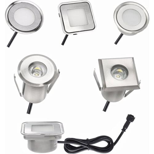Waterproof Weatherproof Rustproof Stainless Steel Patio Pavers Outdoor Decking Lights Led Spot Underground Garden Floor Lamp