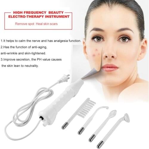 Massage High Frequency Spot Acne Remover Face Hair Body Spa Salon Skin Care Spa Beauty Device Machine aparelho alta frequencia