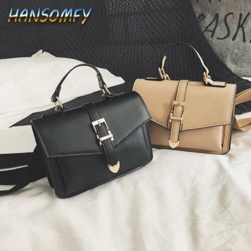 HANSOMFY 2019 Handbag Shoulder Bag Fashion Flap Small Crossbody Bags for Women Messenger Bags PU Leather Ladies Hand Bags LD-59