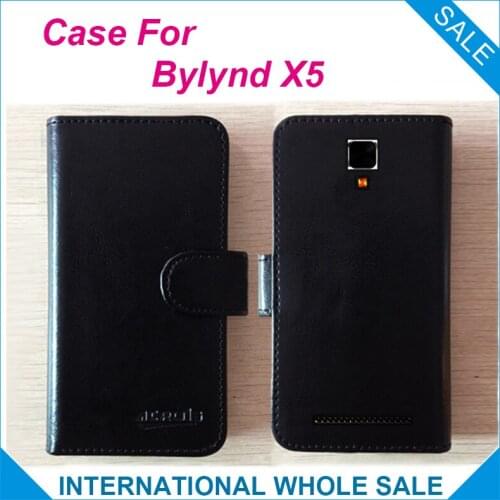 6 Colors Hot! Bylynd X5 Case Phone,High Quality Leather Exclusive Case For Bylynd X5 Cover Phone Bag Tracking