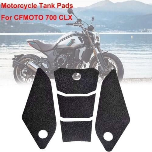 Motorcycle Accessories PVC Tank Traction Pad Side Gas Knee Grip Protector Anti slip sticker For CFMOTO 700 CL-X 700 CLX 700CLX