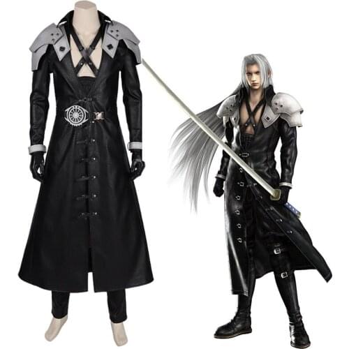 Anime Final Fantasy Cosplay Costumes Sephiroth Cosplay Costume Uniforms Halloween Carnival Party Game Cosplay Costume