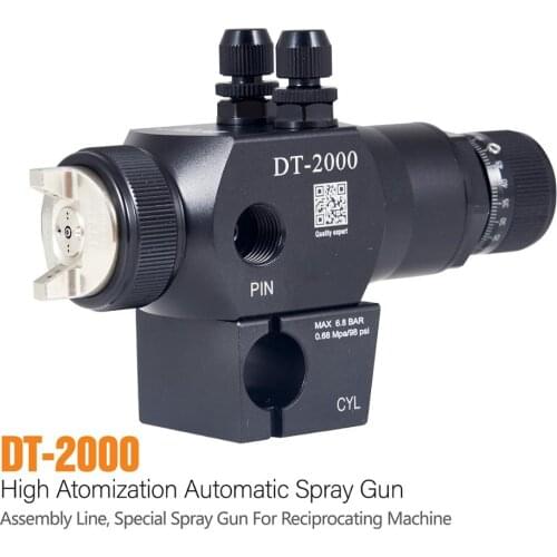DT-2000 Automatic Spraying Tool Special Paint Spray Gun For Assembly Line Reciprocating Machine Hot Selling Automatic Spray Gun