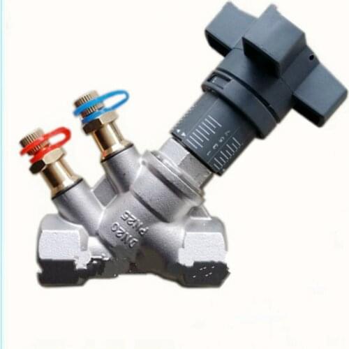 Stainless steel balancing valve Regulating valve DN15/DN20/DN25 female thread Flow Control Static Balancing Valve